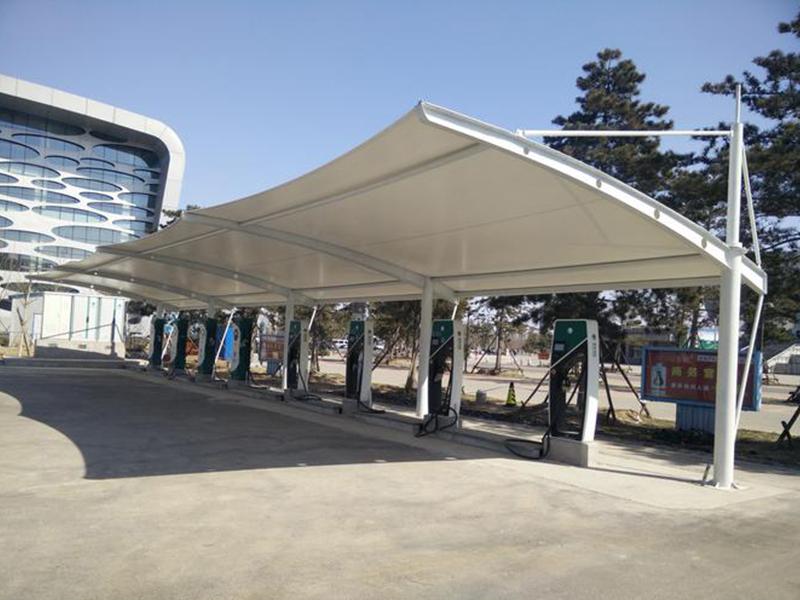 汽车膜结构车棚