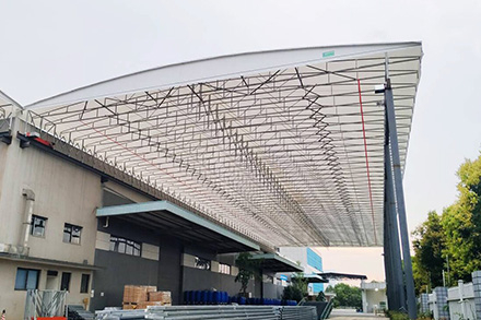 新疆阿克苏雨棚上门定制安装